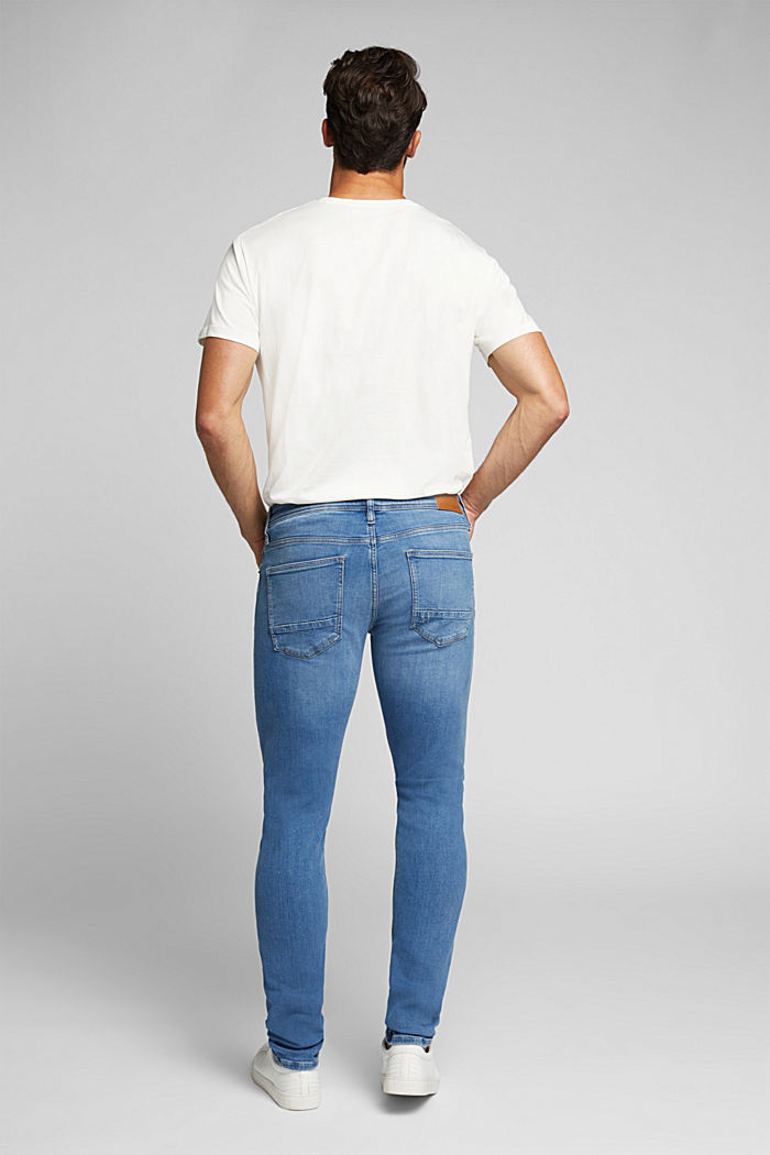 Organic Cotton Jeans mit recyceltem Material, BLUE LIGHT WASHED, detail image number 1