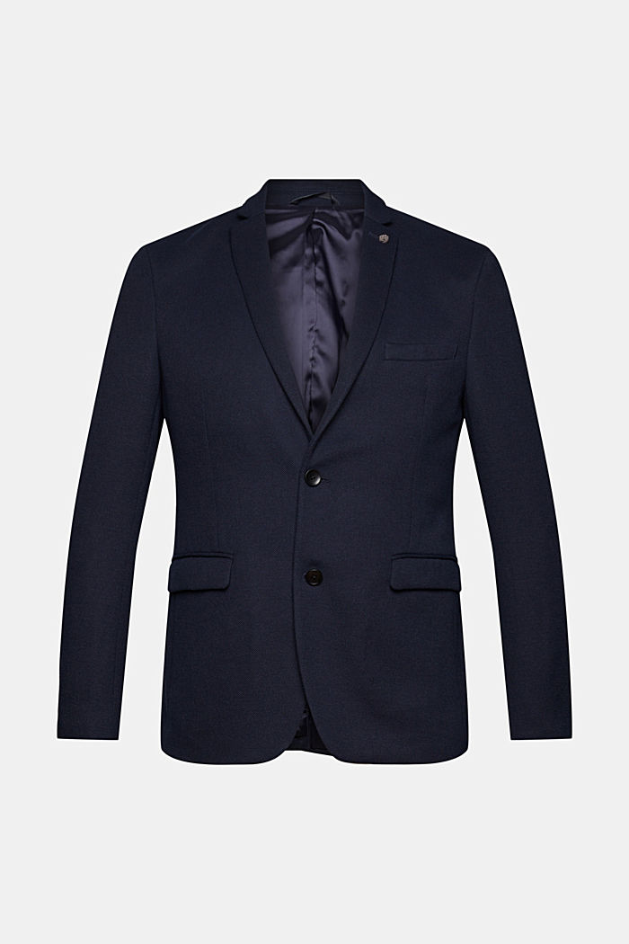 Sports jacket in a piqué finish