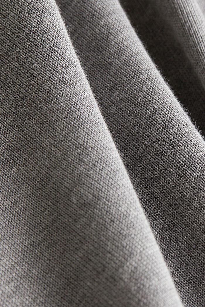 Jersey en 100% algodón ecológico Pima, MEDIUM GREY, detail image number 3