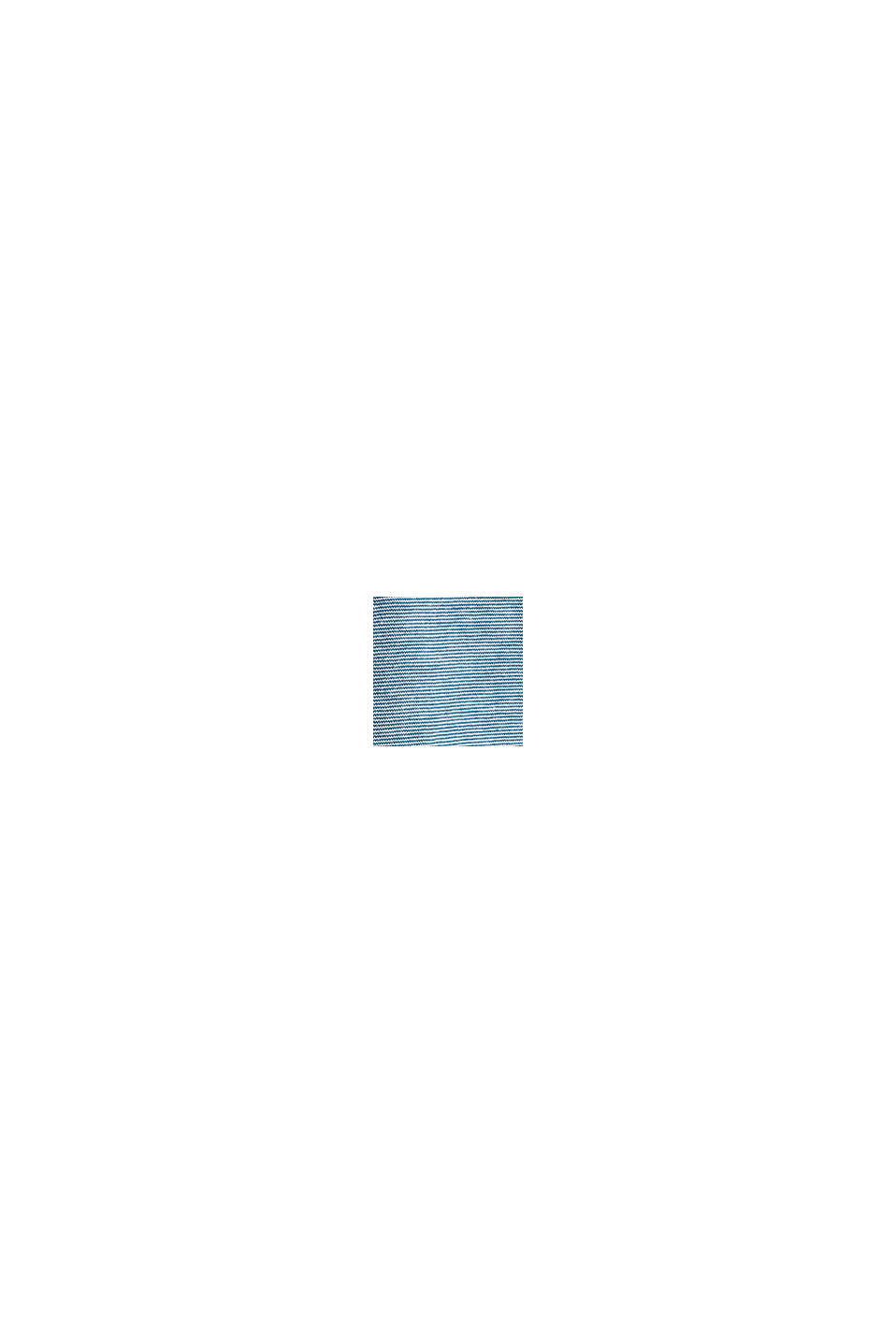 Vrstvené žerzejové tričko, 100% bavlna, PETROL BLUE, swatch