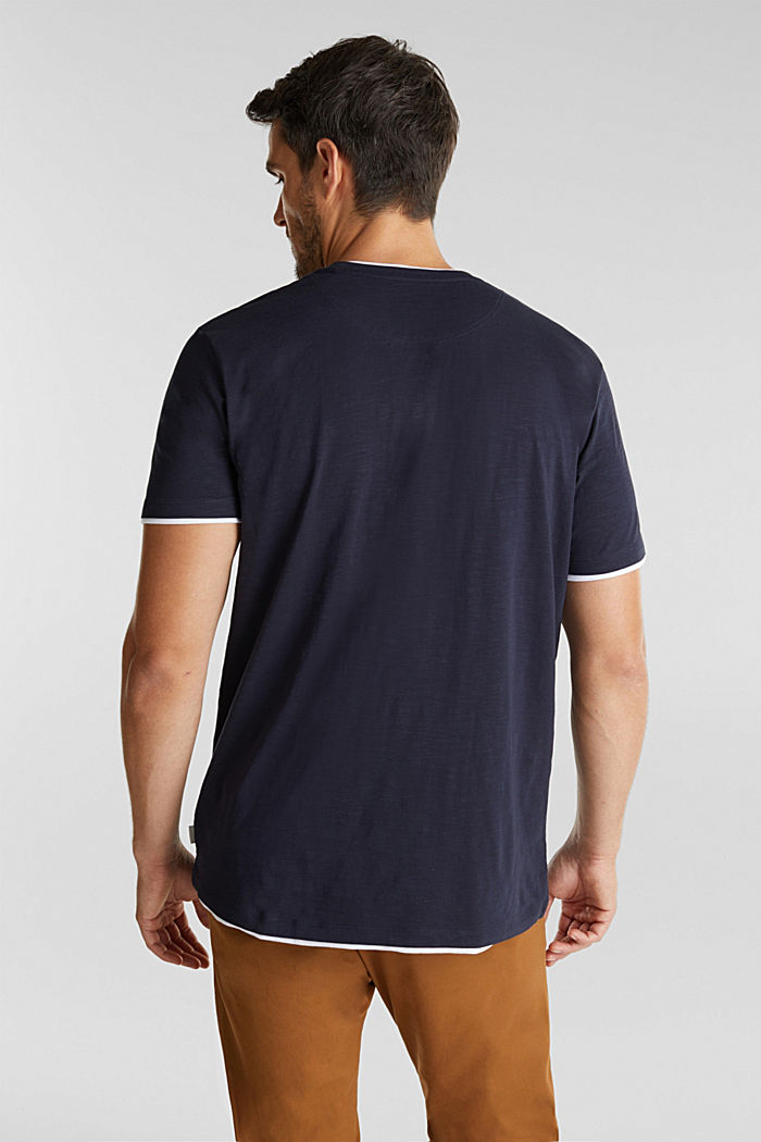 T-shirt en jersey, 100 % coton biologique, NAVY, detail image number 3