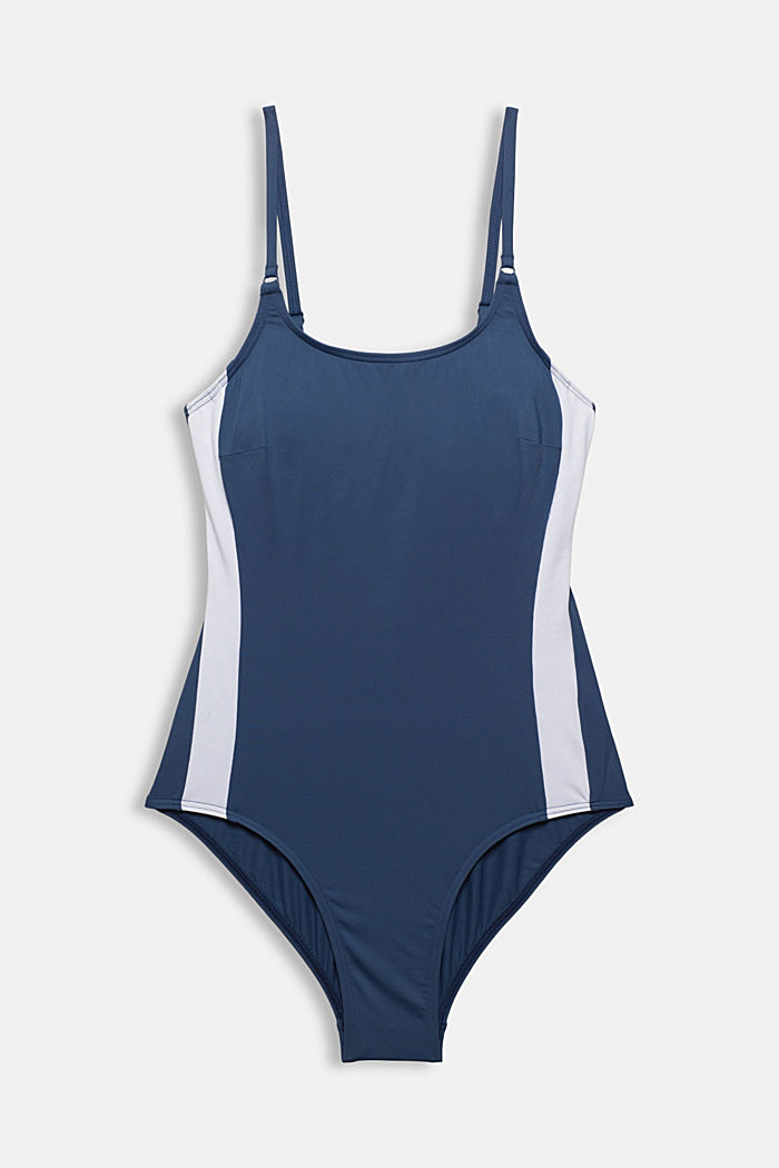 Swimsuit with concealed underwiring
