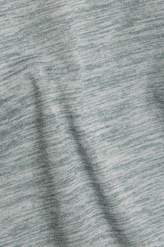 REPREVE T-shirt met E-DRY, DUSTY GREEN, detail image number 4