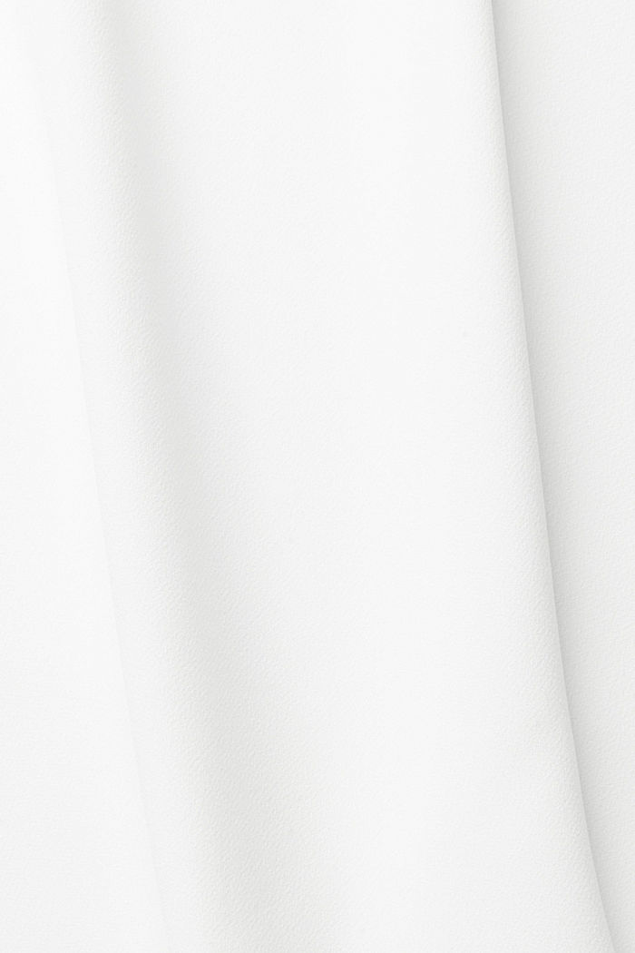 Blouse met stretch en onafgewerkte randen, OFF WHITE, detail image number 4