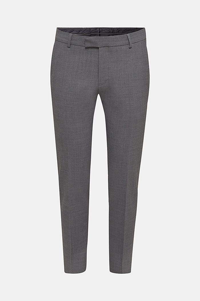 ACTIVE SUIT BLACK trousers made of blended wool
