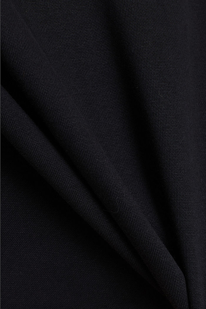 Pantalon de jogging en coton biologique mélangé, BLACK, detail image number 4