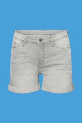 Denim short van organic cotton