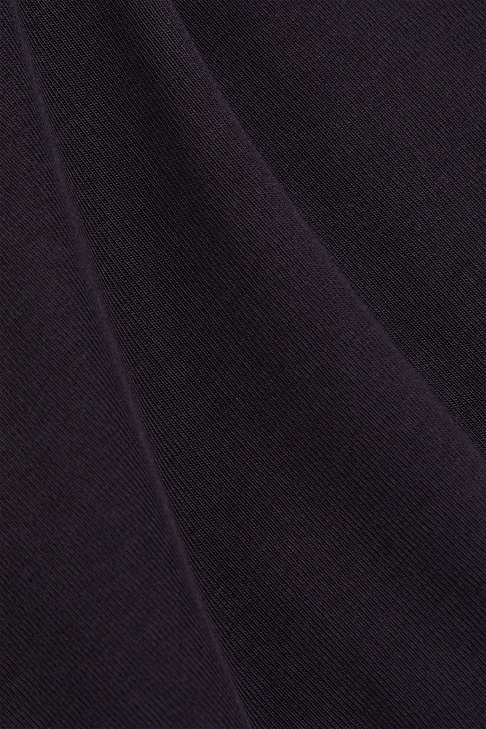 Jersey-Kleid aus Organic Cotton, BLACK, detail image number 4