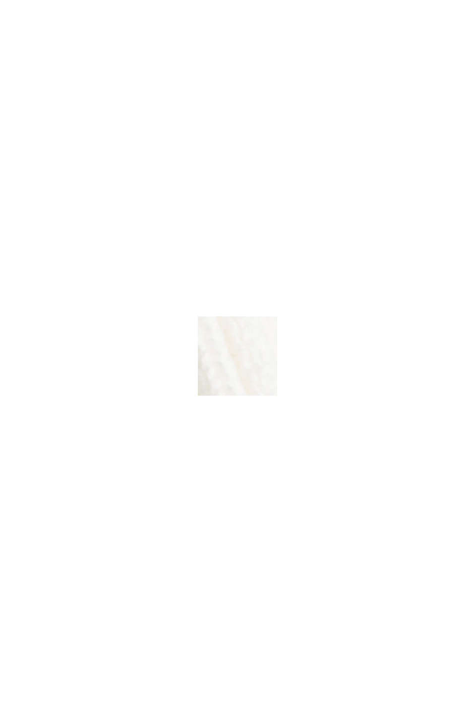 Jersey de punto acanalado en 100% algodón ecológico, OFF WHITE, swatch