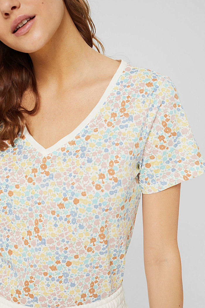 Shirt met print, van 100% organic cotton, OFF WHITE, detail image number 2