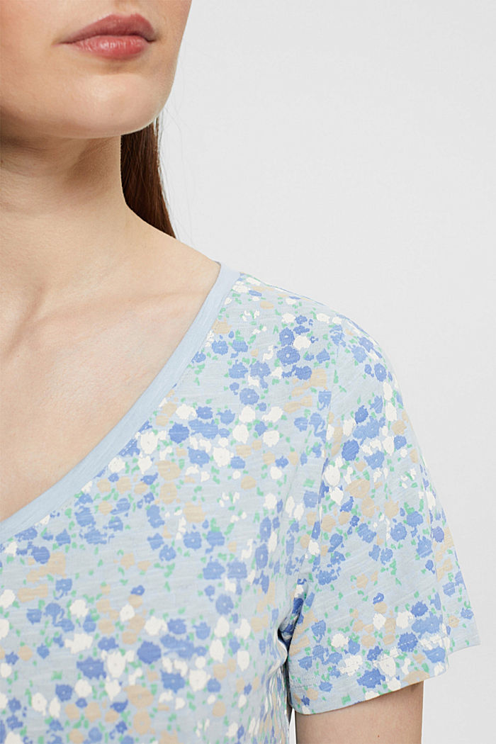 Shirt met print, van 100% organic cotton, LIGHT BLUE, detail image number 2