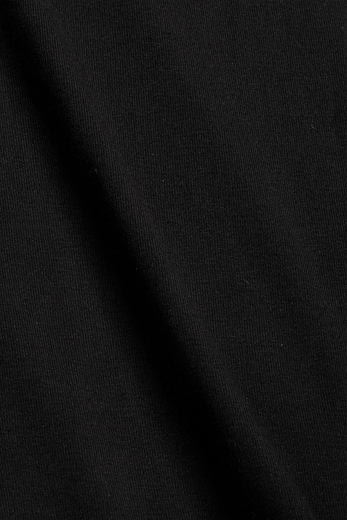 Top de tirantes con encaje, algodón ecológico, BLACK, detail image number 4