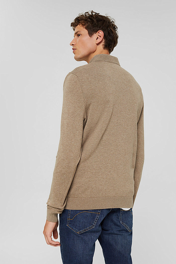 Sweter, 100% bawełna ekologiczna, BEIGE, detail image number 3