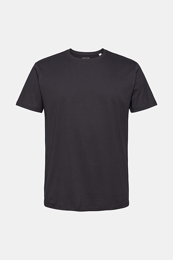 Jersey-T-Shirt aus 100% Bio-Baumwolle, BLACK, detail image number 5