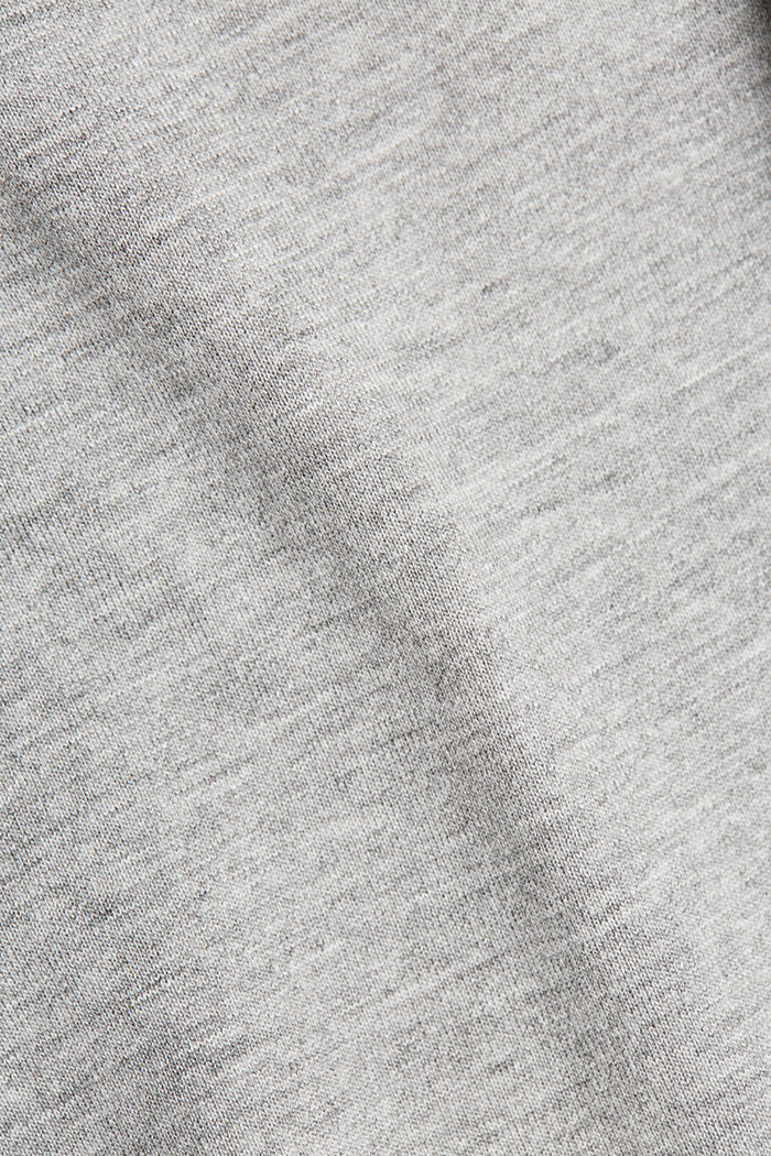 T-shirt en jersey, coton biologique/LENZING™ ECOVERO™, MEDIUM GREY, detail image number 4