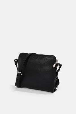 ESPRIT - Vegan: faux leather shoulder bag at our Online Shop