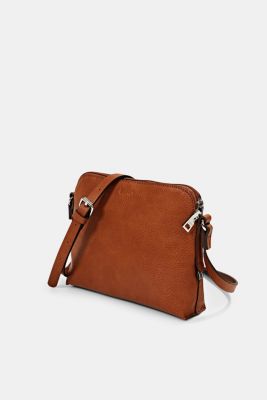 ESPRIT - Vegan: faux leather shoulder bag at our Online Shop