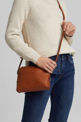 ESPRIT Vegan faux leather shoulder bag at our Online Shop