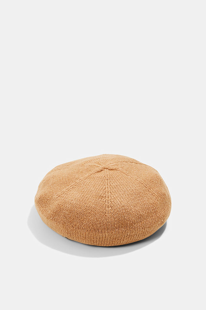 Recycled: wool blend beret