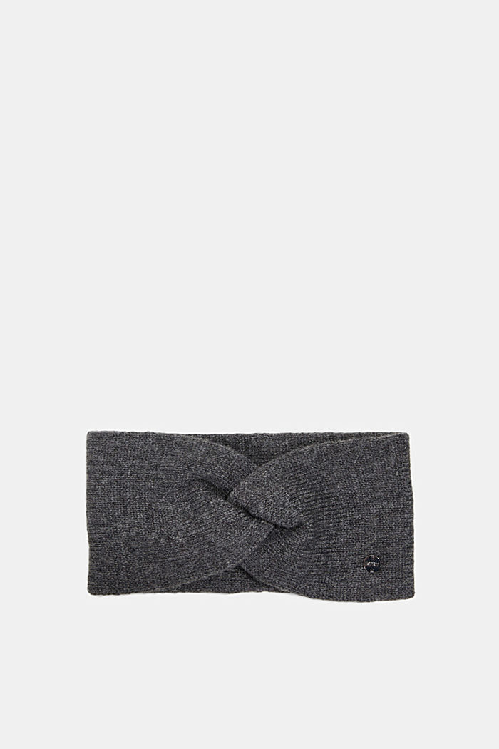 Recycled: knitted headband made of blended wool
