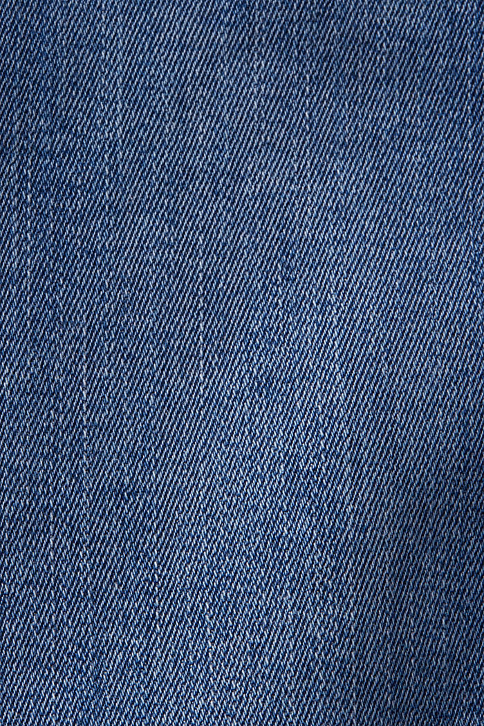 Vaqueros con efecto moldeador y cintura alta, BLUE MEDIUM WASHED, detail image number 4