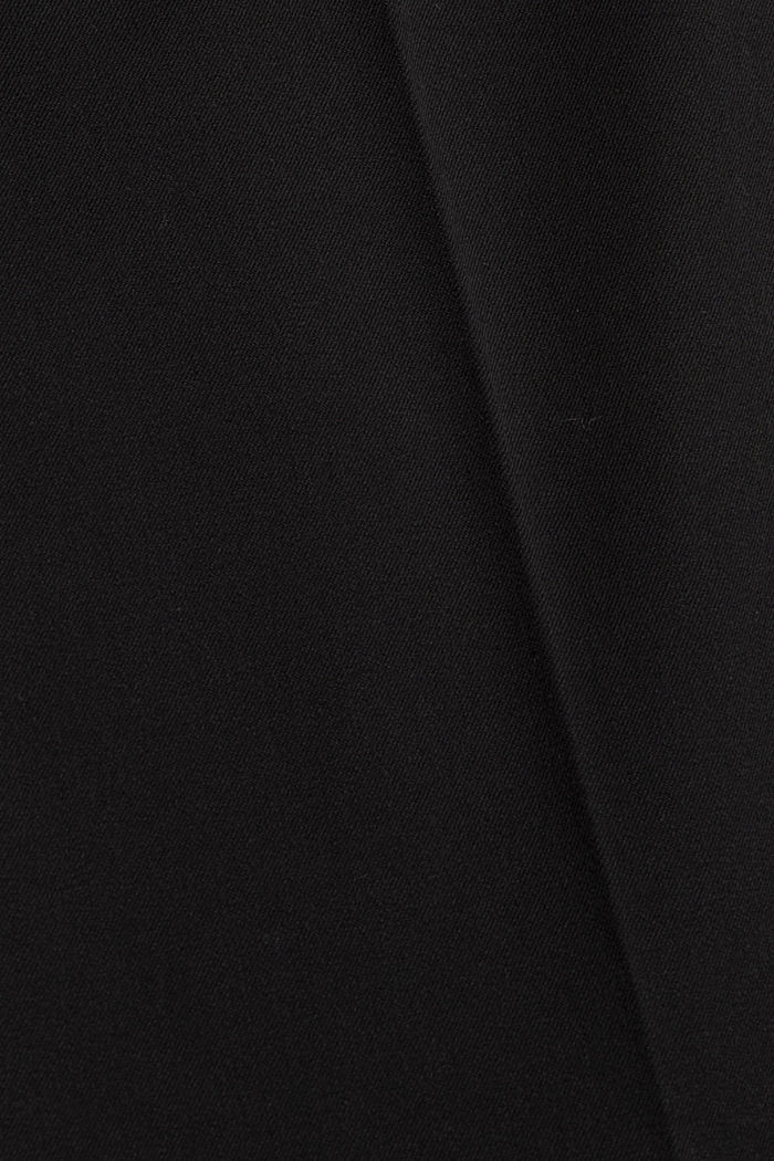 Stretchbroek met elastische band, BLACK, detail image number 4