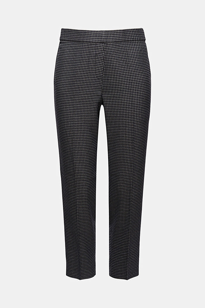 Recycled: patterned stretch trousers