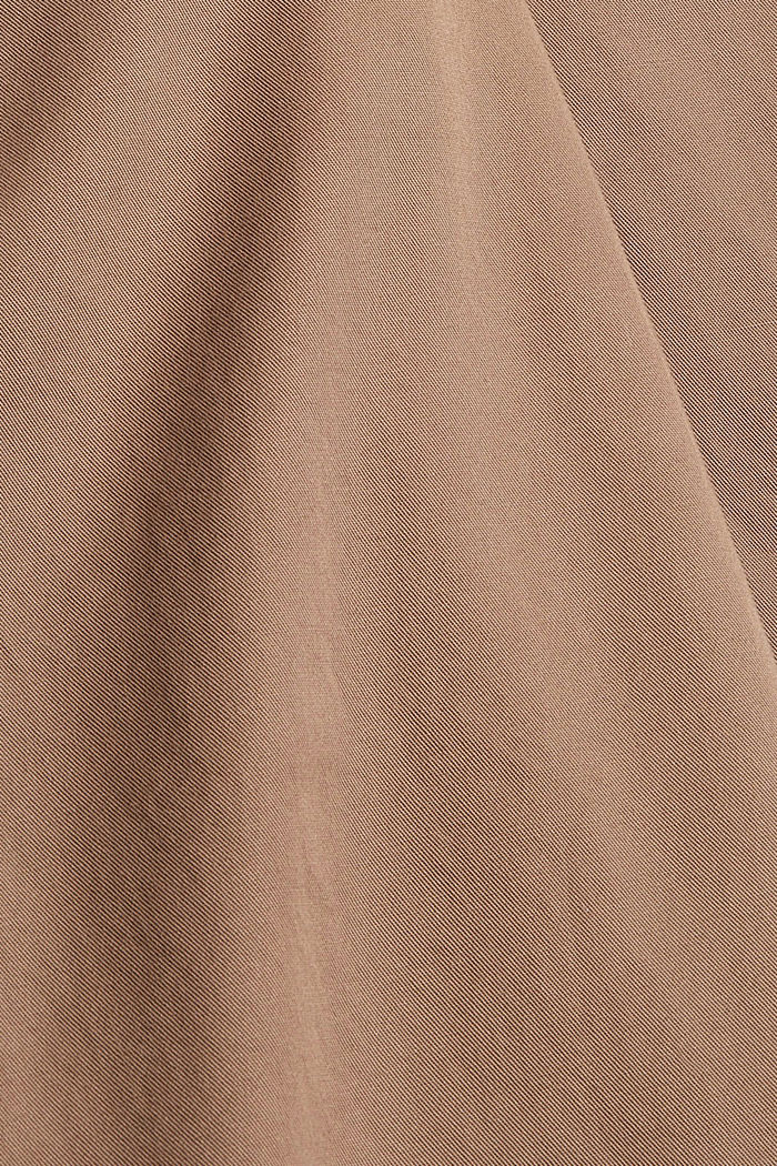 Chino met een hoge band,100% pima katoen, TAUPE, detail image number 4