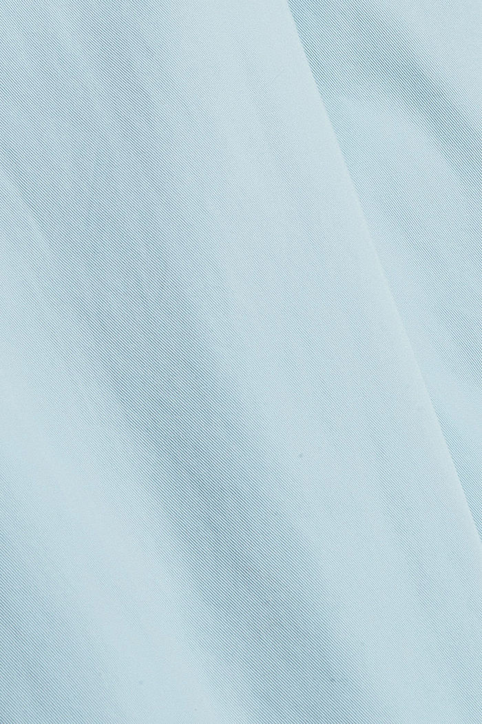 Chino taille haute, 100 % coton Pima, GREY BLUE, detail image number 4