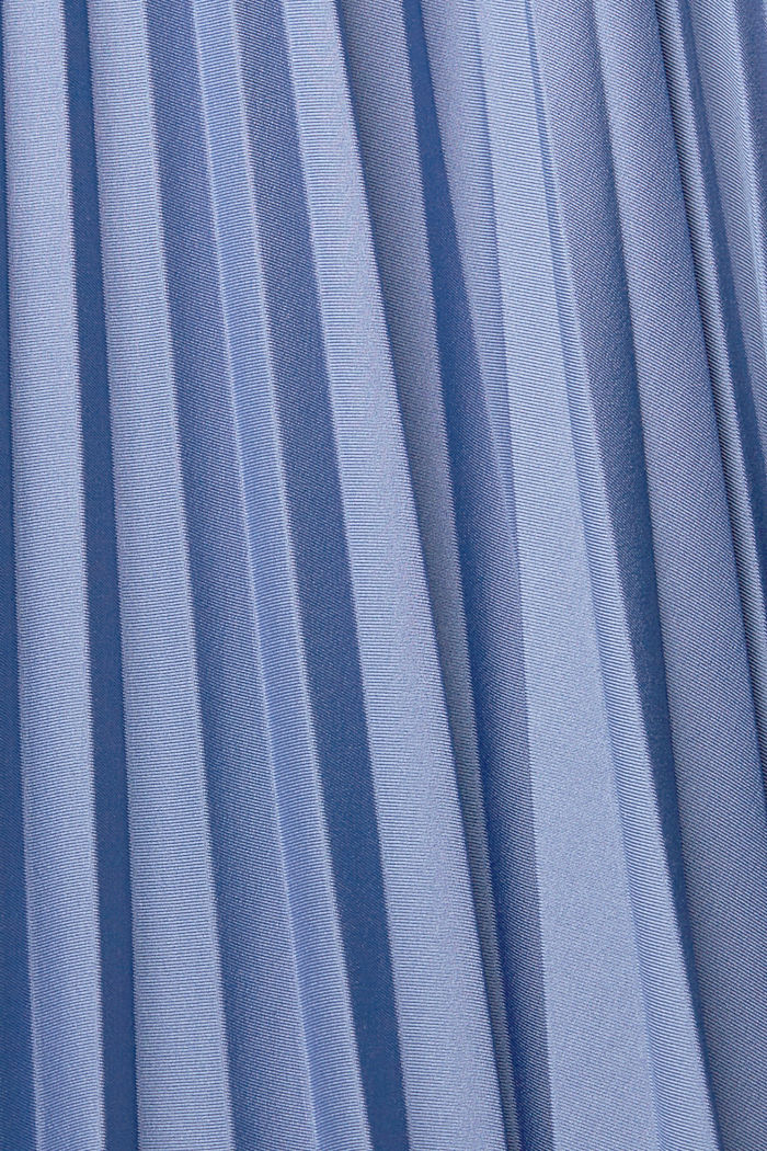 Plooirok met elastische band, BLUE LAVENDER, detail image number 4