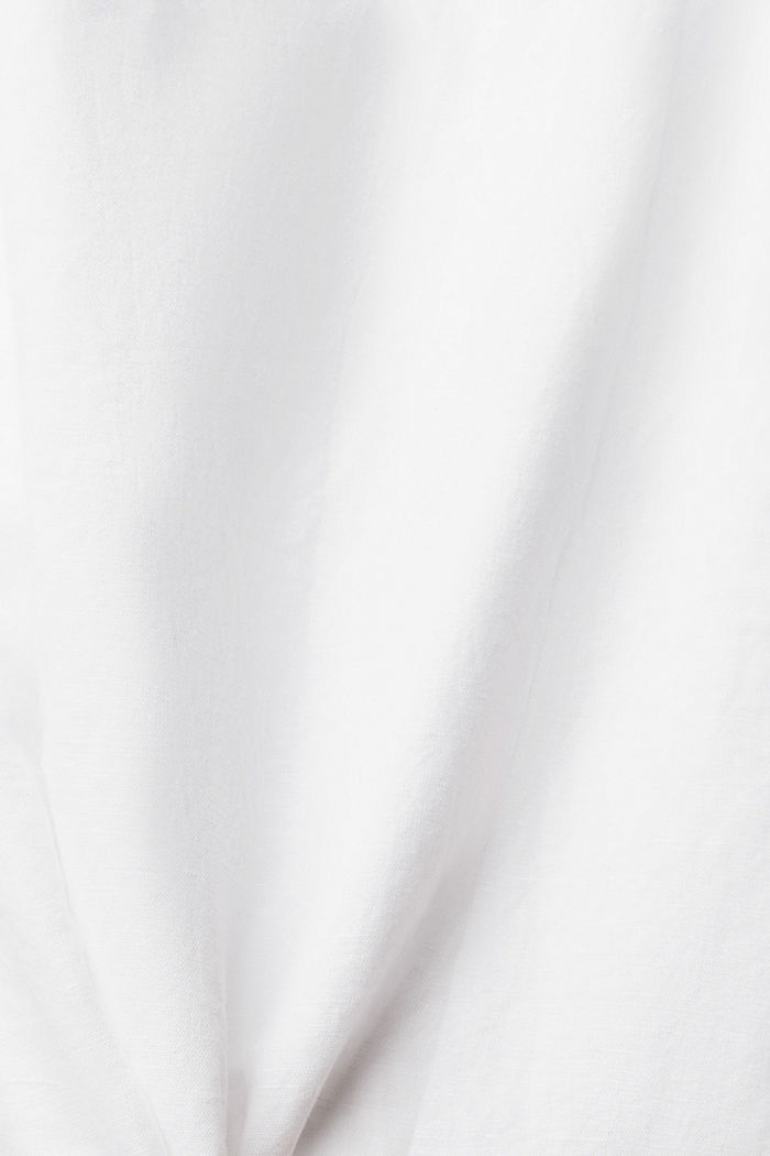 Lin : le chemisier à rubans à nouer, WHITE, detail image number 4