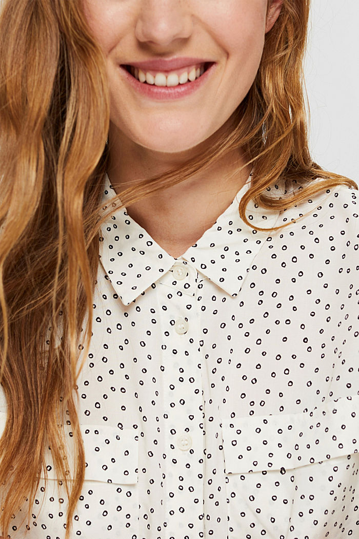 Blusa con stampa in LENZING™ ECOVERO™