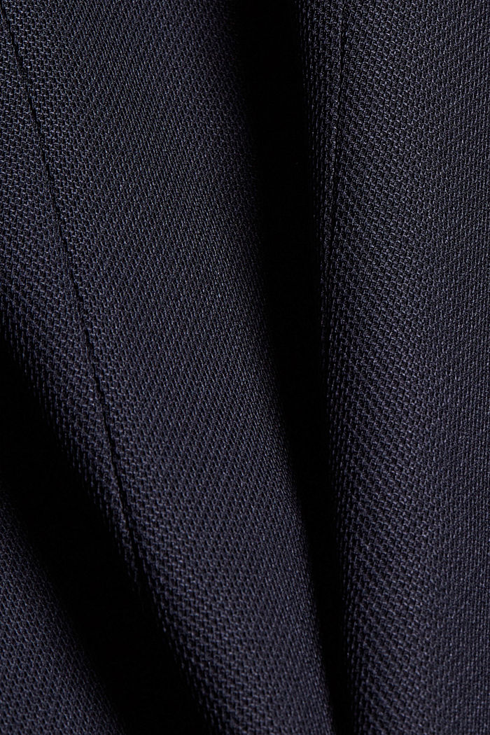 Abrigo tipo blazer con textura de piqué, NAVY, detail image number 4