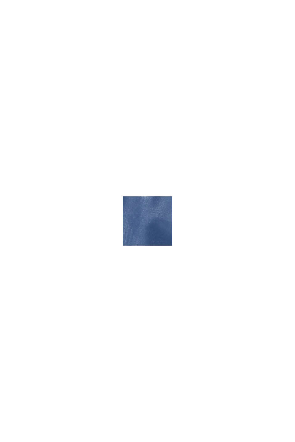 Återvunnet material: quiltad jacka med avtagbar huva, GREY BLUE, swatch