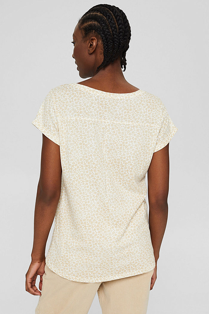 T-shirt à imprimé, 100 % coton biologique, OFF WHITE 4, detail image number 3