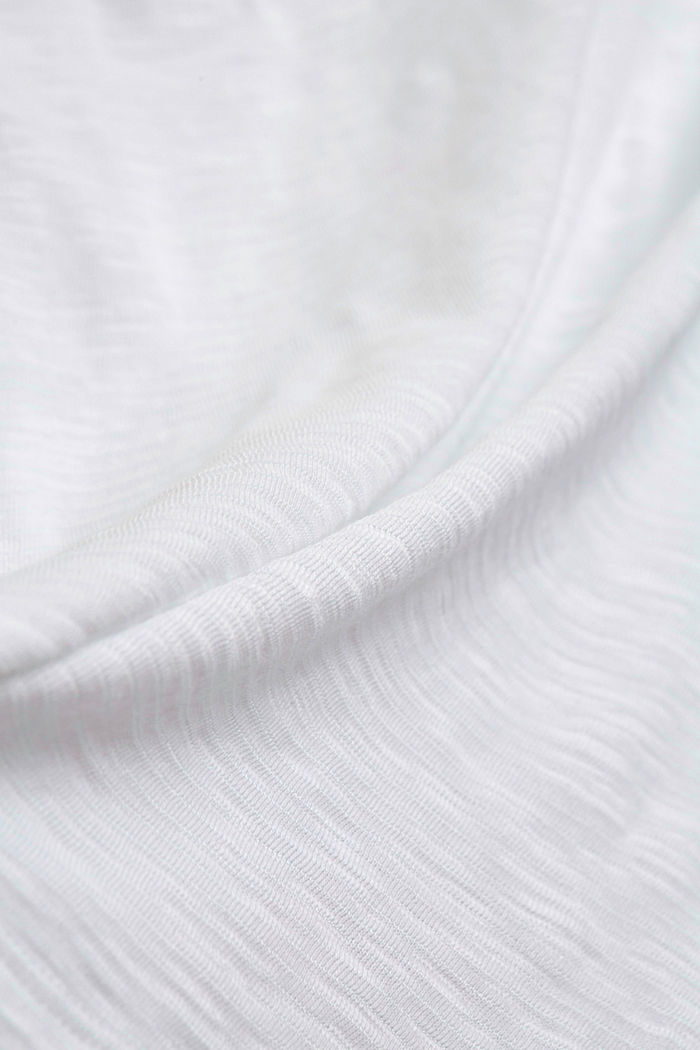En matière recyclée : le t-shirt à teneur en coton bio, WHITE, detail image number 4