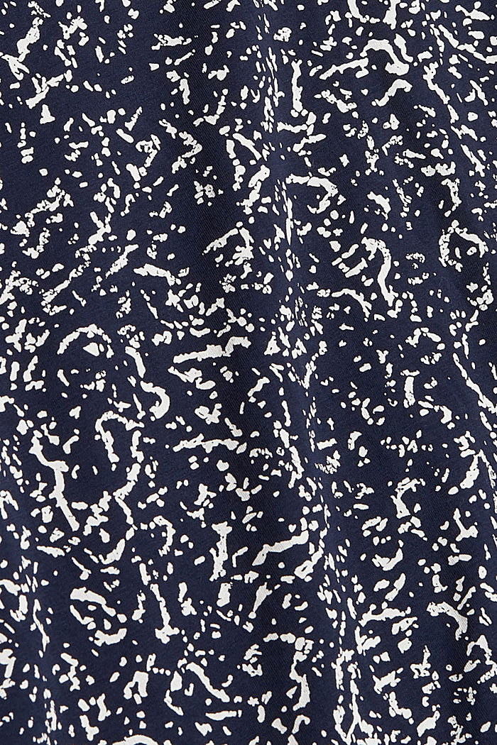T-shirt van organic cotton met print, NAVY BLUE, detail image number 4