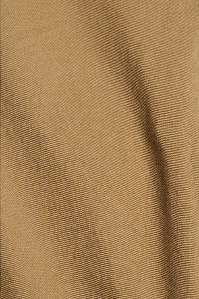 Pantalón chino de algodón ecológico con llavero, CAMEL, detail image number 4