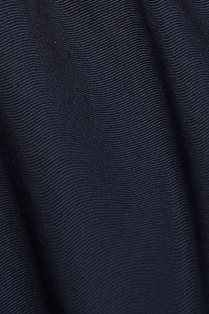 Jersey de punto de canalé en 100 % algodón, NAVY, detail image number 4