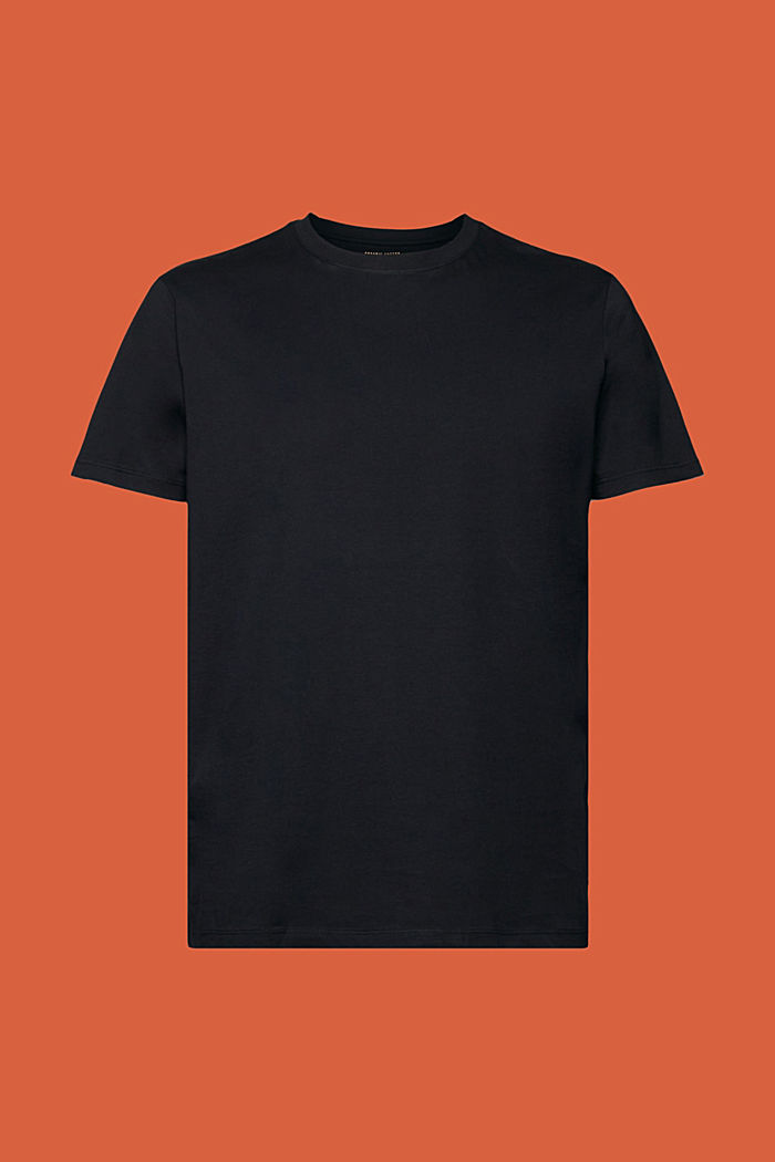 Jersey-T-Shirt aus 100% Organic Cotton, BLACK, detail image number 6