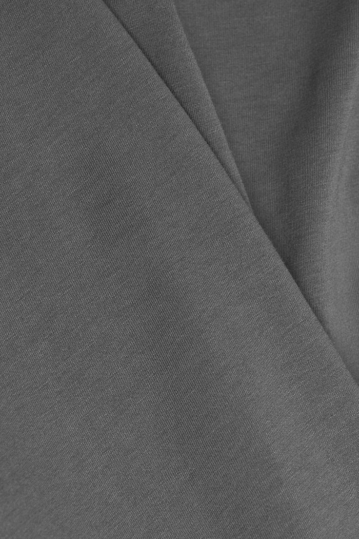 Jersey T-shirt van 100% organic cotton, DARK GREY, detail image number 4