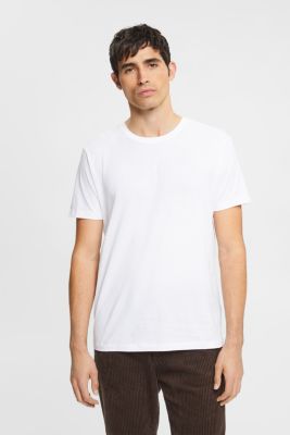ESPRIT - Jersey T-shirt made of 100% organic cotton at our Online Shop