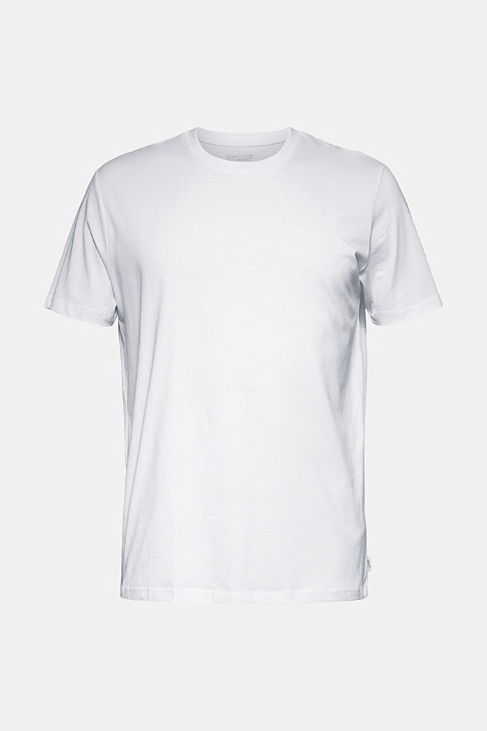 Jersey-T-shirt af 100% økologisk bomuld