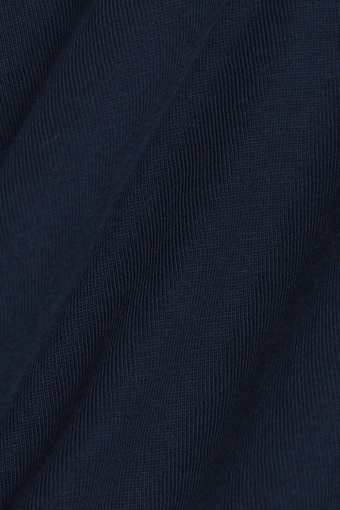 Jersey-T-Shirt aus 100% Organic Cotton, NAVY, detail image number 4