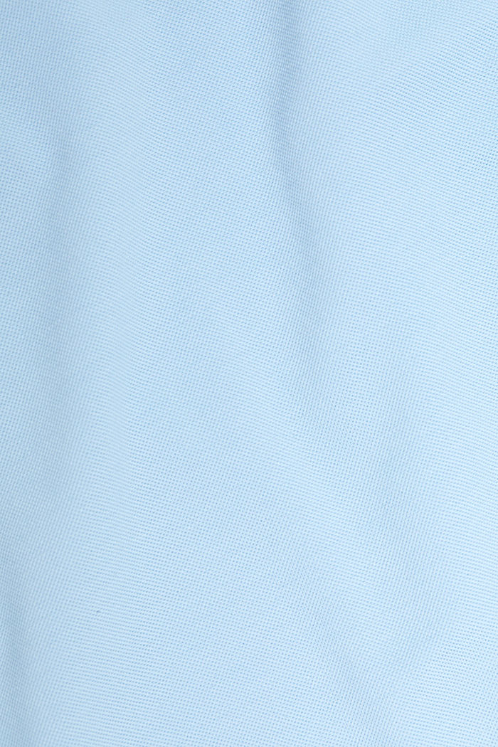 Polohemd aus 100% Organic Cotton, LIGHT BLUE, detail image number 4