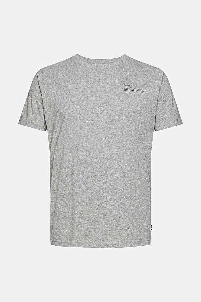 Jersey T-shirt met print, mix met biologisch katoen