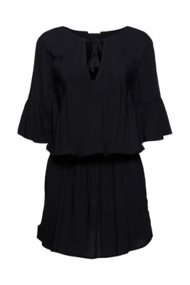 ESPRIT Robe de plage en fibres LENZING™ ECOVERO™