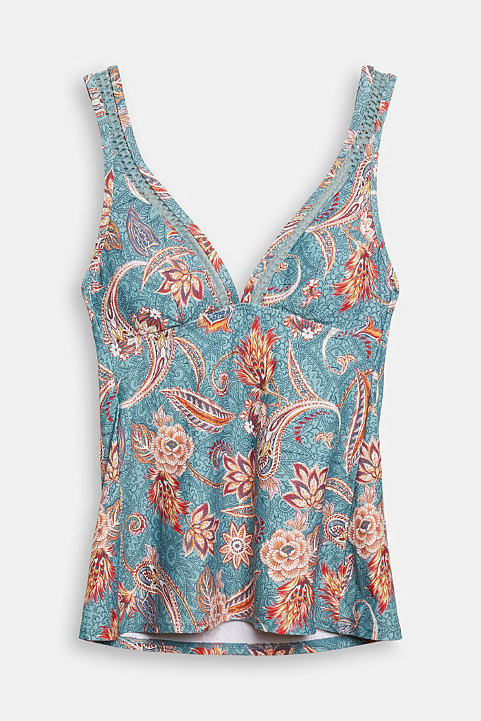 Recycled: tankini top with a print