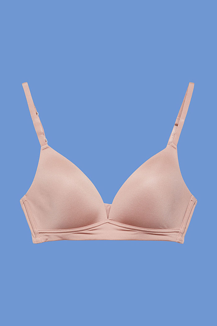 Recycled: padded, non-wired bra