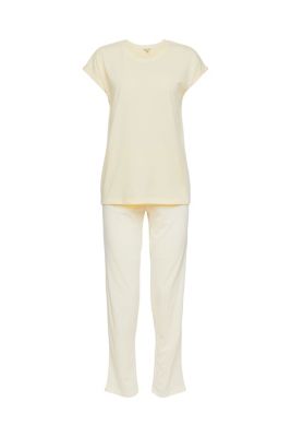 ESPRIT Pyjama en jersey, 100 % coton bio